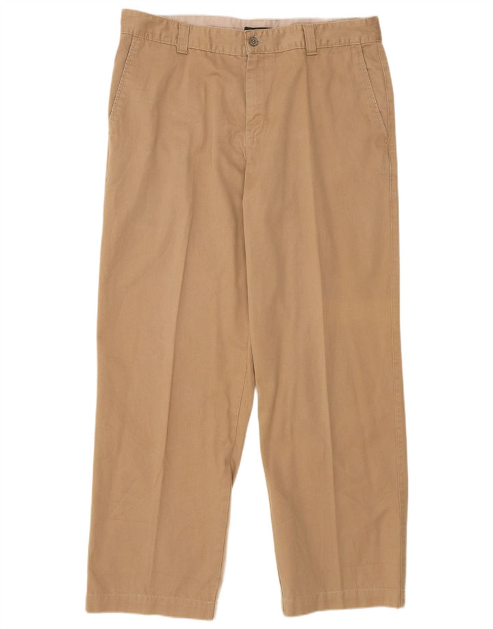 DOCKERS Herren Khakis Straight Chino Hose W36 L32 Beige