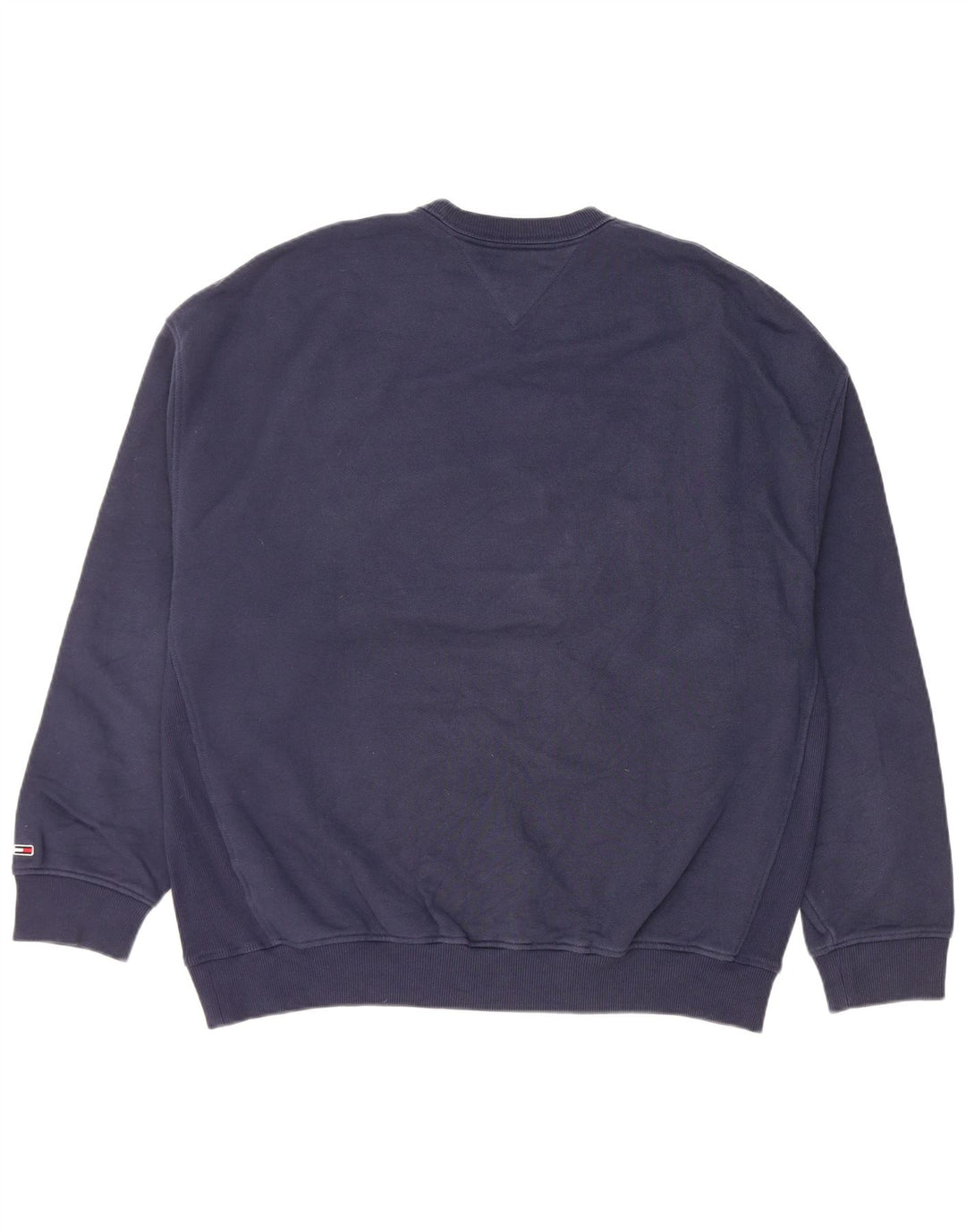 Tommy Hilfiger Herren-Sweatshirt mit grafischer, entspannter Passform, mittleres Marineblau