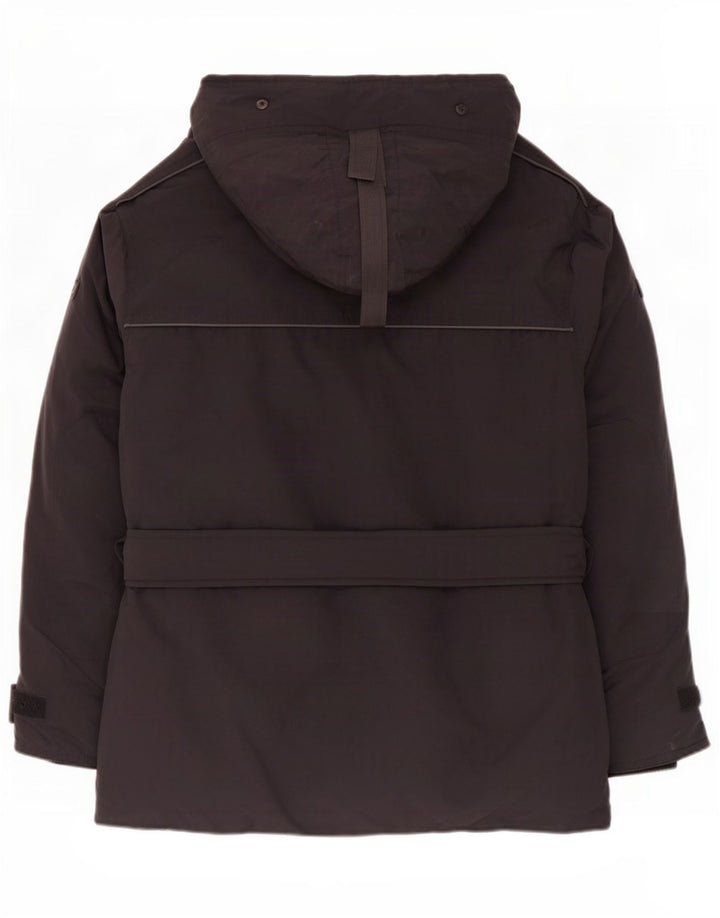 Canadiens Herren-Jacke mit Kapuze, gepolstert, UK 36, Größe S, Schwarz, Baumwolle