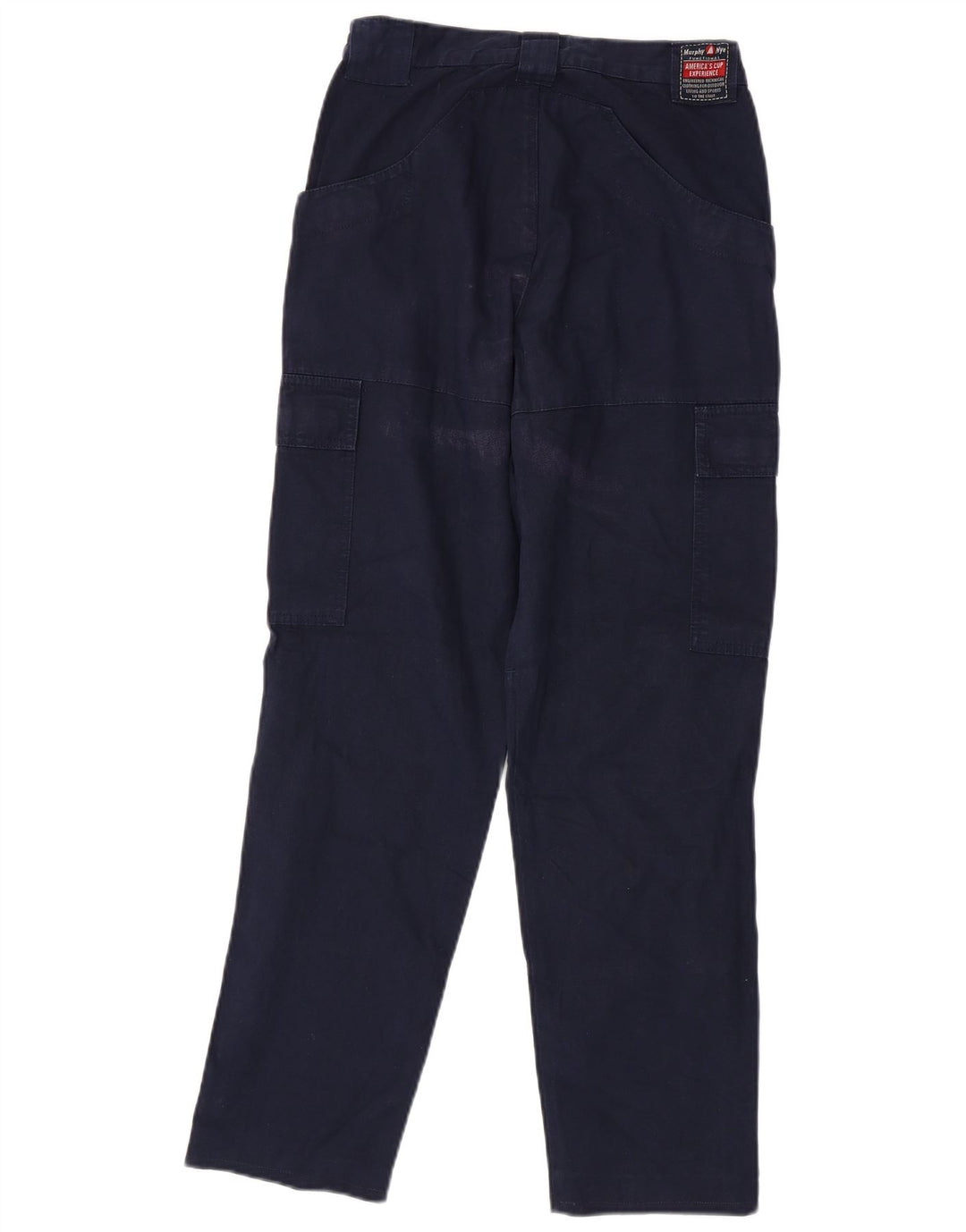 Murphy & Nye Gerade Herren-Cargohose W29 L29 Marineblaue Baumwolle