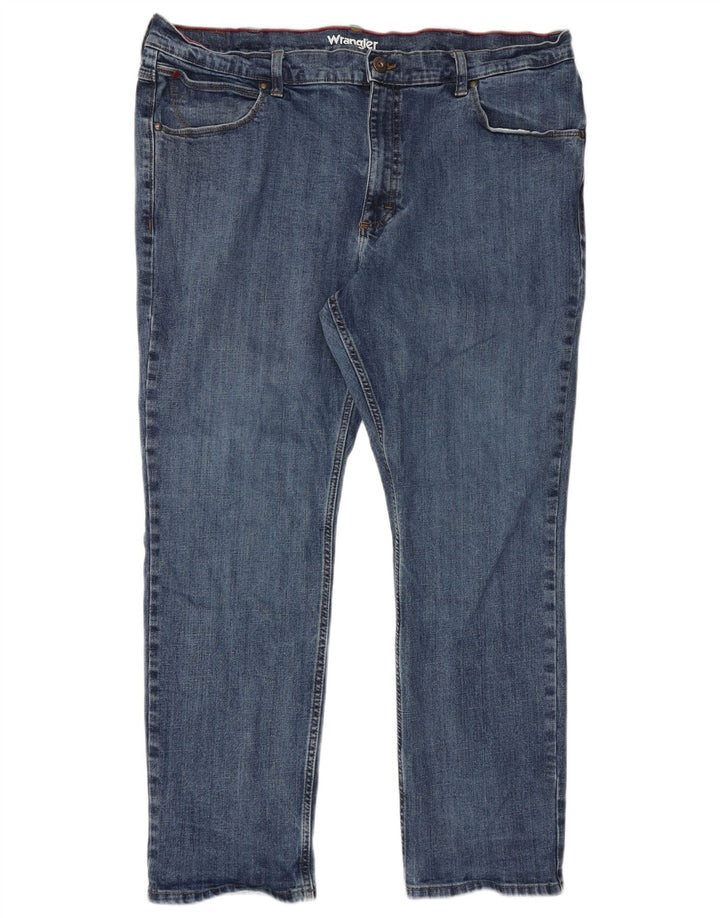 Wrangler Herren-Jeans mit normaler Passform, gerade Passform, W42, L30, Blau, Baumwolle