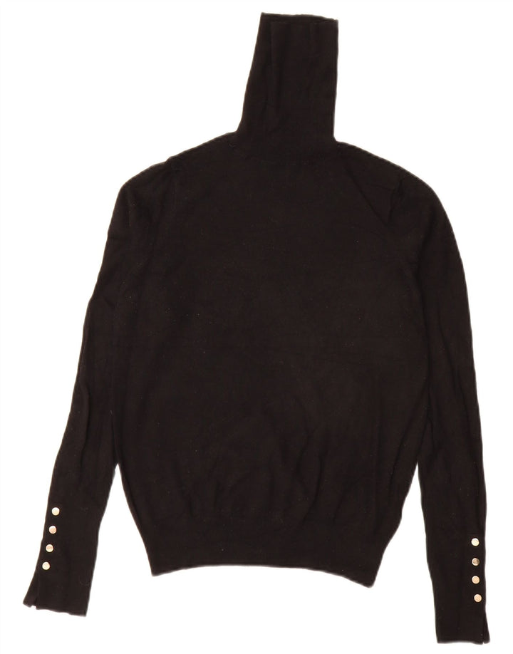 Zara Damen-Pullover mit Rollkragen, Gr. 10, Größe S, Schwarz