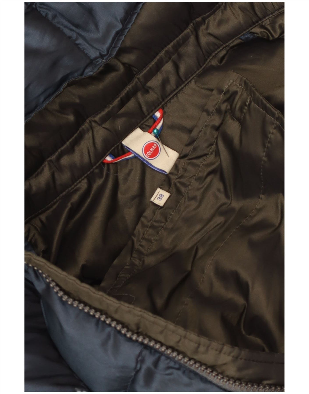 Colmar Damen-Jacke mit Kapuze, gepolstert, EU 38, Größe S, Marineblau