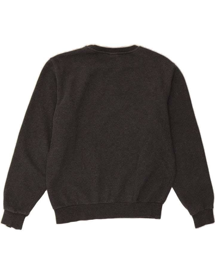 ELLESSE Womens Oversized Sweatshirt Jumper UK 12 Medium Grey Cotton Vintage Ellesse and Second-Hand Ellesse from Messina Hembry 