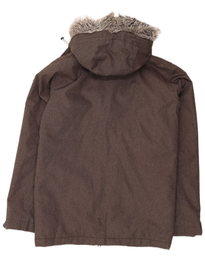 O'Neill Herren-Windbreakerjacke mit Kapuze, UK 36, Größe S, grau, Polyester