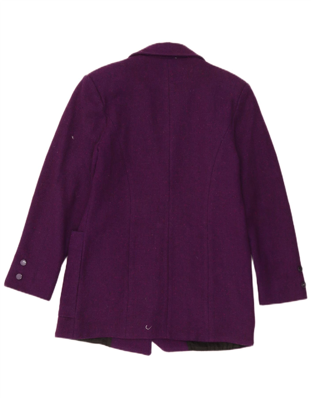 Vintage Damen 3-Knopf-Blazerjacke UK 12 Mittellila