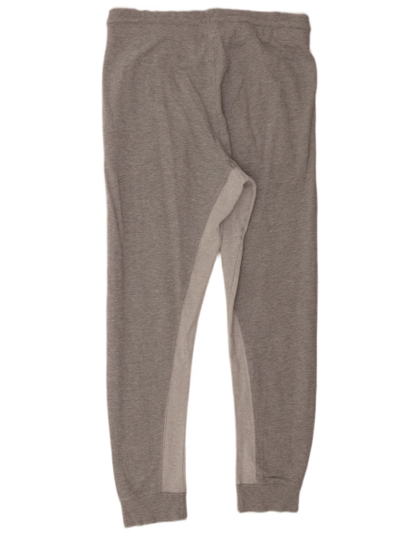 Diadora Herren-Trainingshose, Jogginghose, XL, Grau, Colourblock-Baumwolle