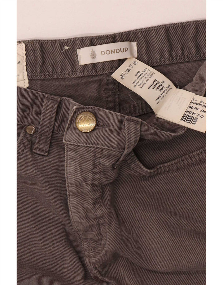 Dondup Damen Skinny Jeans W25 L29 Graue Baumwolle