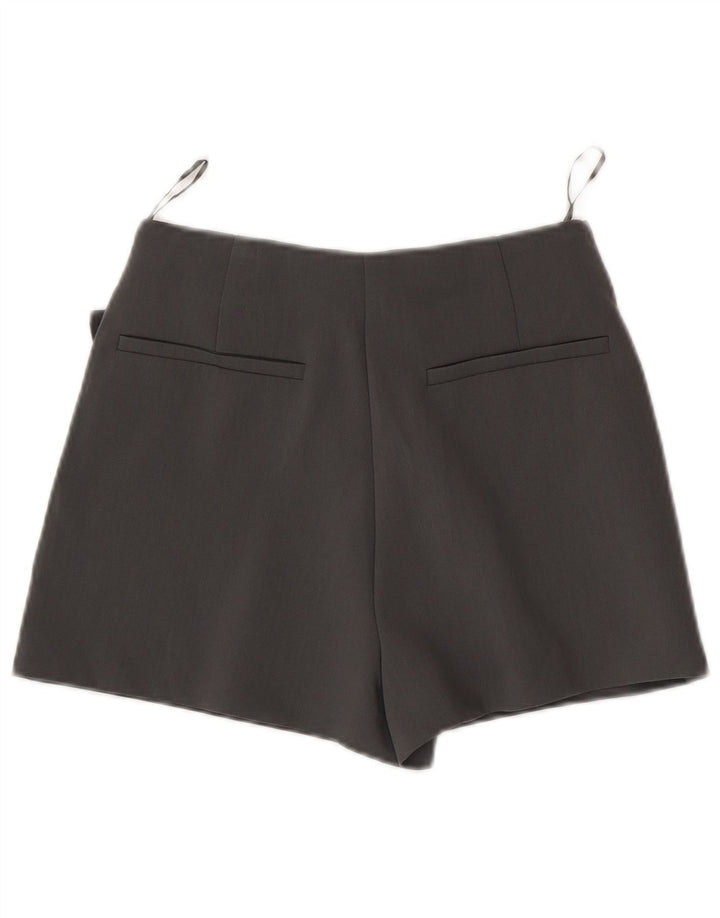 Zara Damen Skort UK 4 XS Graues Polyester