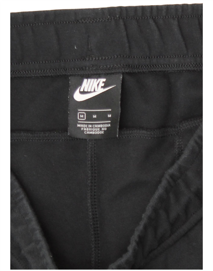 Nike Herren-Sportshorts, mittelgroß, schwarze Baumwolle