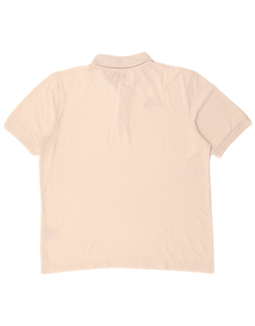 Kappa Herren-Poloshirt aus mittelweißer Baumwolle