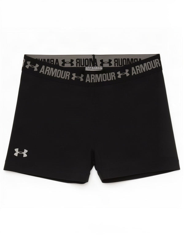 Under Armour Jungen-Sportshorts mit Grafik, 7–8 Jahre, Größe S, schwarzes Polyester
