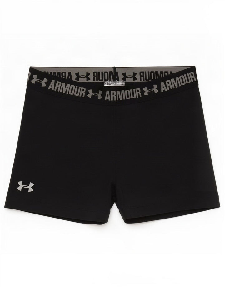 Under Armour Jungen-Sportshorts mit Grafik, 7–8 Jahre, Größe S, schwarzes Polyester