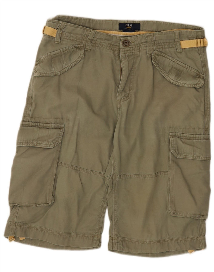 Fila Herren Cargoshorts W34 Large Khaki