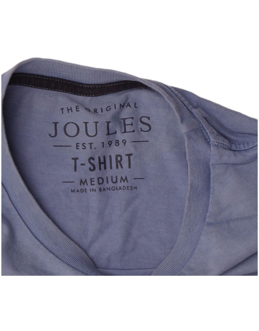 Joules Herren-T-Shirt mit Grafik, mittelblaue Baumwolle