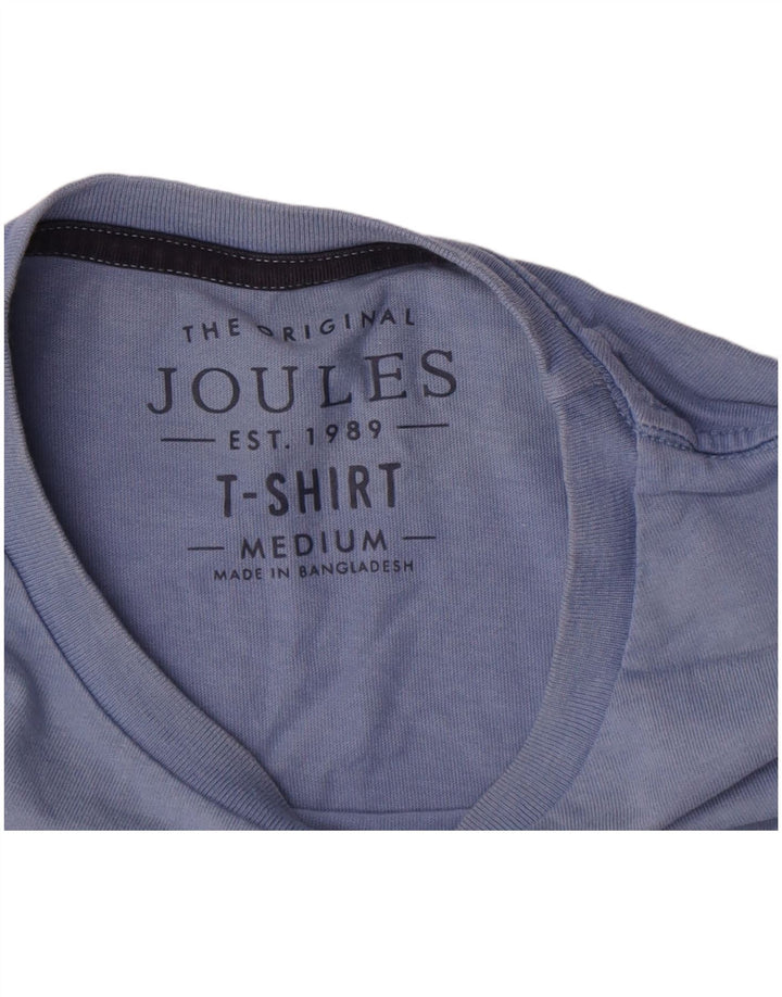 Joules Herren-T-Shirt mit Grafik, mittelblaue Baumwolle