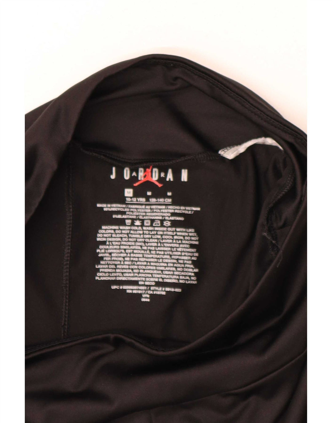 Jordan Mädchen-Leggings mit Grafik, 10–11 Jahre, mittleres schwarzes Polyester