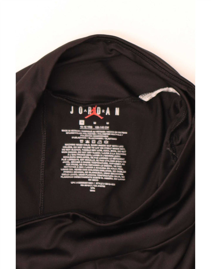 Jordan Mädchen-Leggings mit Grafik, 10–11 Jahre, mittleres schwarzes Polyester