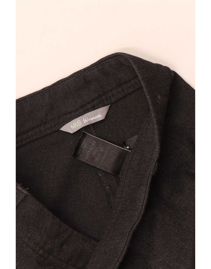 Gerade Damenhose von Marks & Spencer, UK 46, Größe L, W36, L31, Grau, Polyester