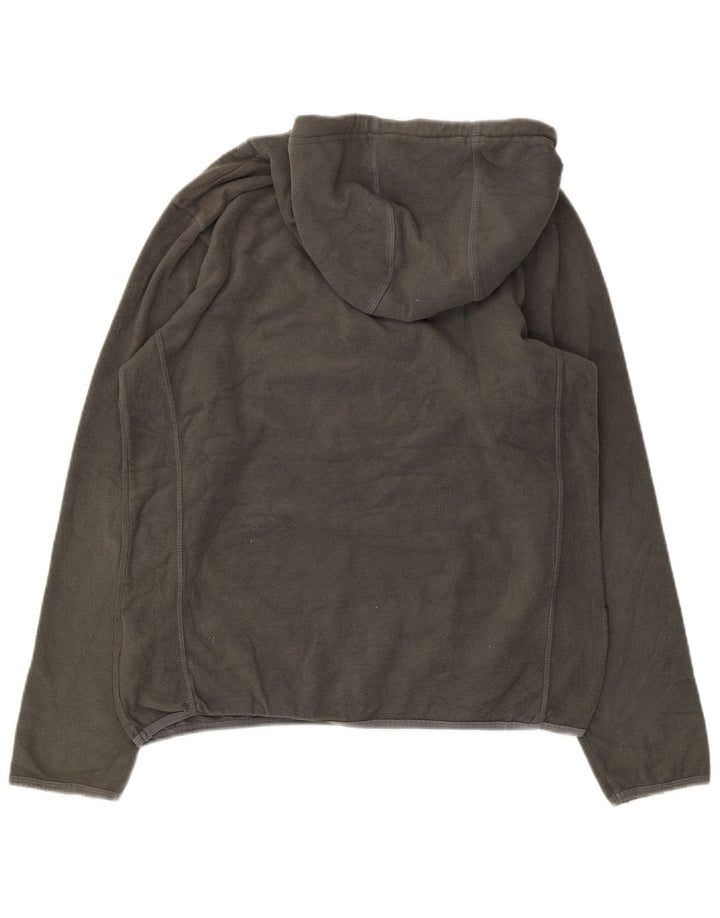 Mountain Warehouse Damen-Fleecepullover mit Kapuze, UK 14, Größe L, Grau, Polyester