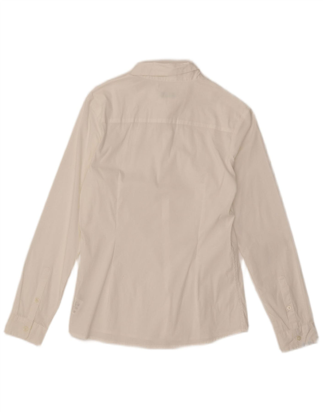 United Colors of Benetton Jungen-Hemd, 10–11 Jahre, XL, weiße Baumwolle