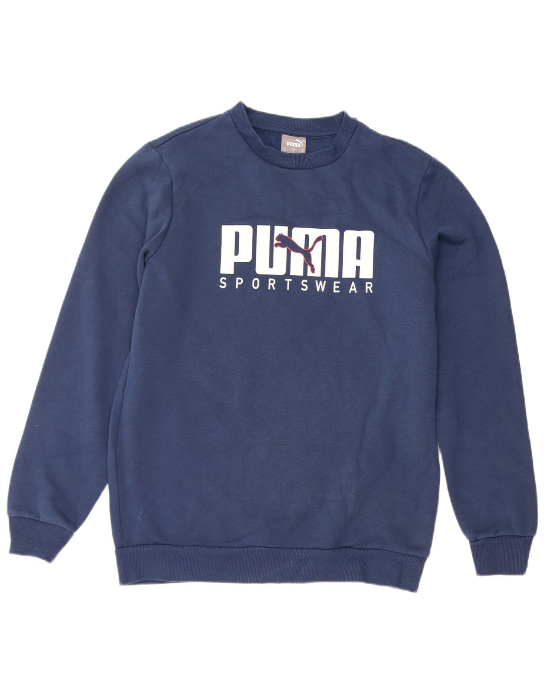 Puma Herren Grafik-Sweatshirt-Pullover, klein, marineblau, Baumwolle