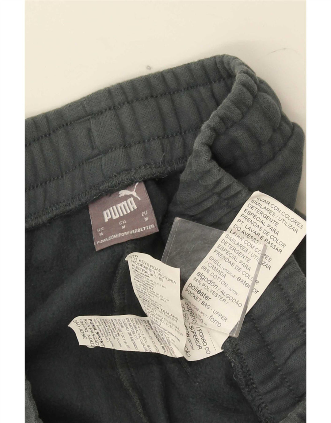 Puma Herren-Trainingshose, Jogginghose, mittelgrün, Baumwolle