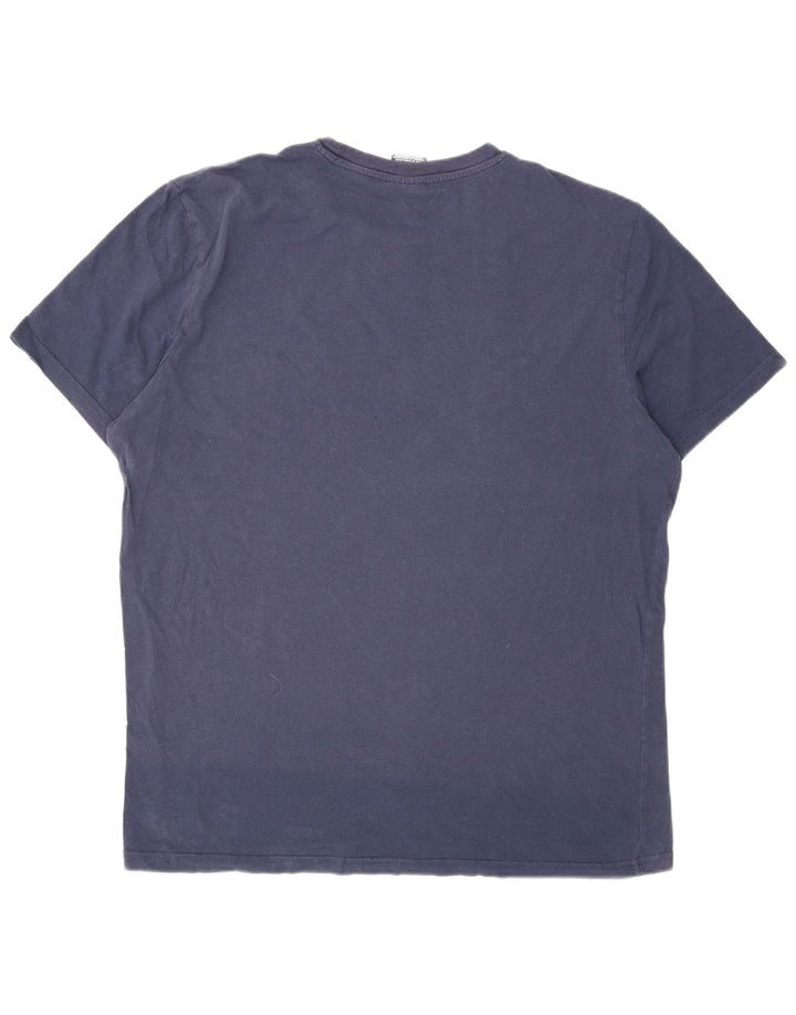 Champion Herren Grafik-T-Shirt-Oberteil XL Marineblau