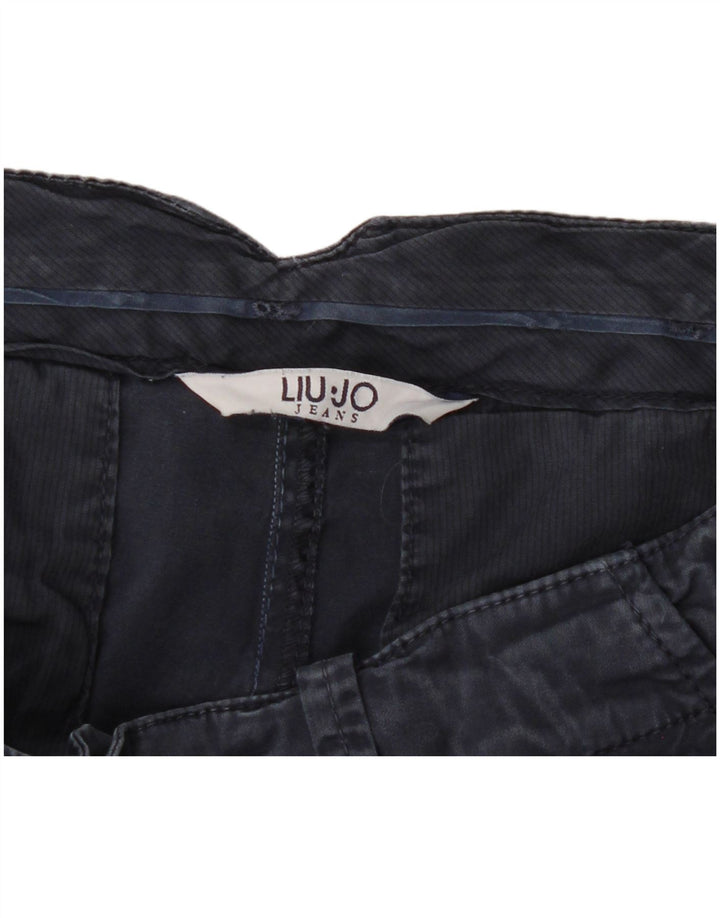 Liu Jo Damen Chinoshorts W34 Large Marineblau