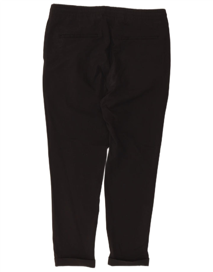 Schmale Freizeithose für Damen von Zara, Größe M, W32, L26, Schwarz