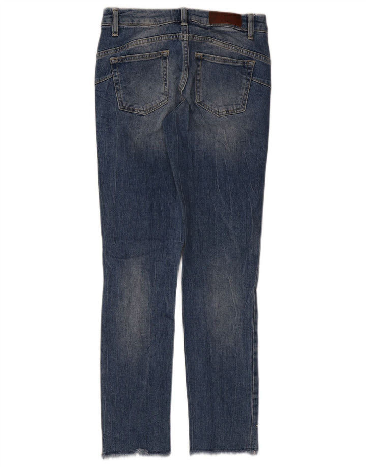 Liu Jo Damen Distressed Slim Jeans W27 L27 Blaue Baumwolle