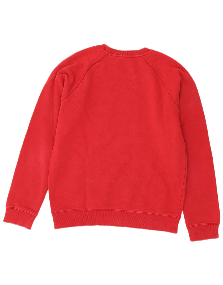 Lacoste Herren-Sweatshirt mit Grafik, Größe 4, mittelrote Baumwolle