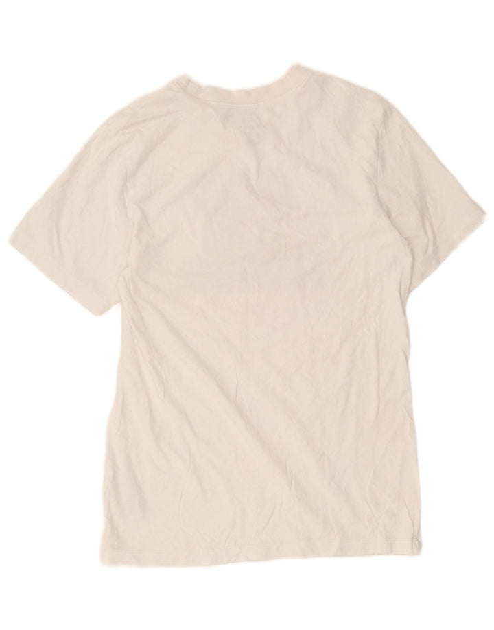 Nike Herren-T-Shirt mit Grafik, Größe S, weiße Baumwolle