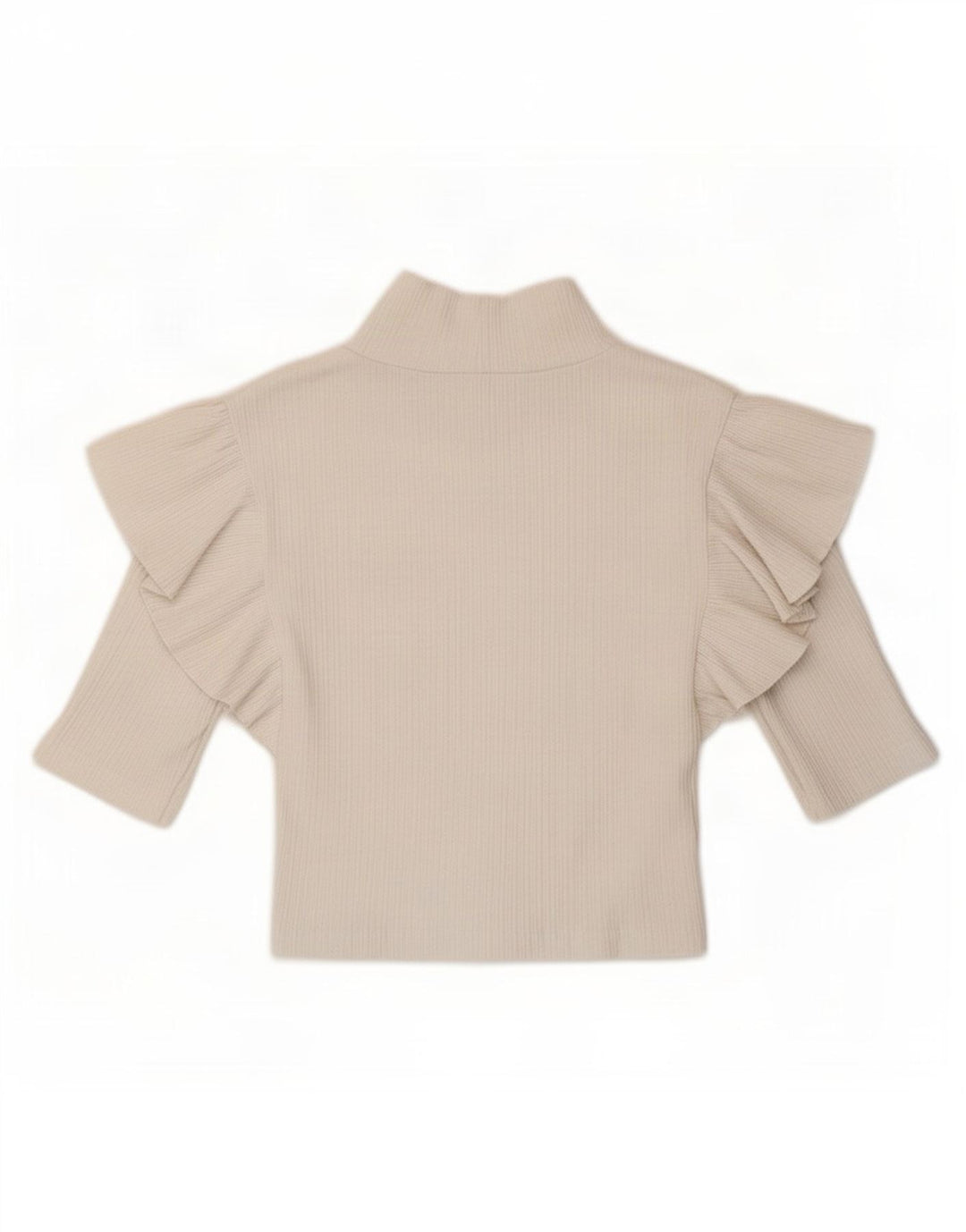 Zara Damen Crop Top UK 8 Small Weiß