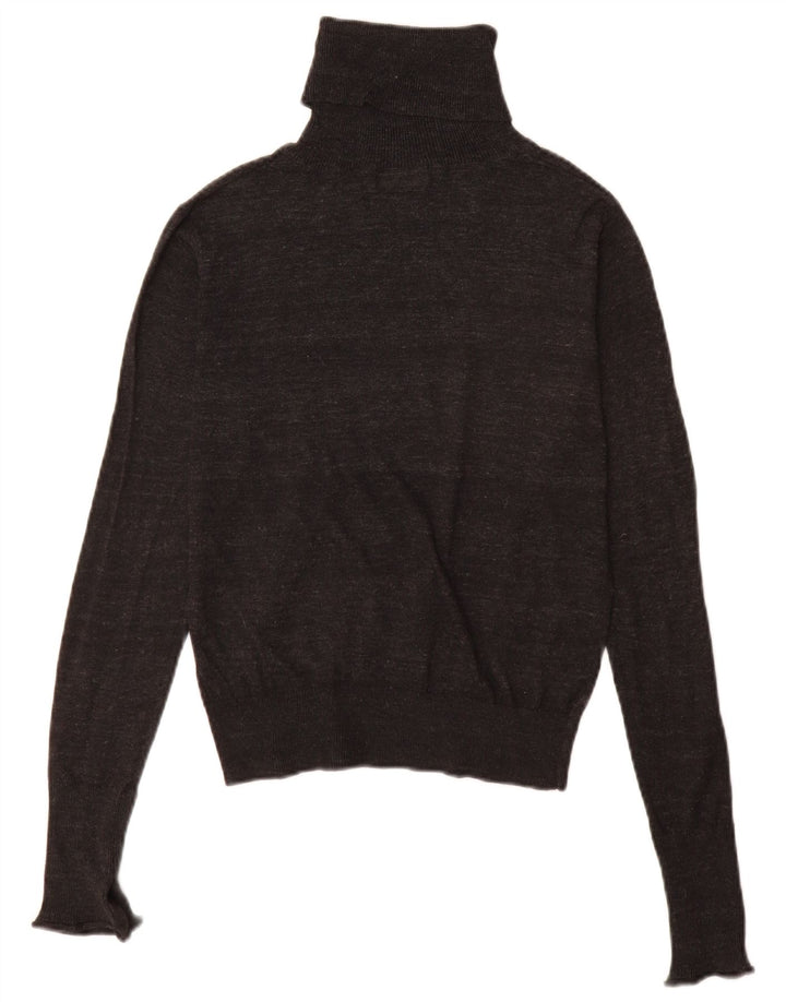 Zara Damen-Pullover mit Rollkragen, Gr. 10, Größe S, Grau