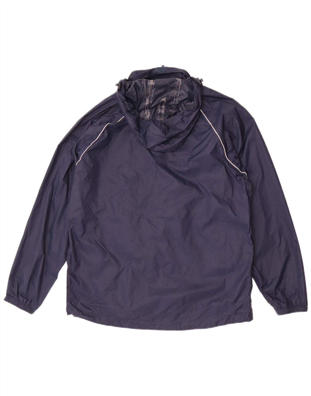 Mountain Warehouse Herren-Regenjacke mit Kapuze, UK 38, mittelmarineblaues Nylon