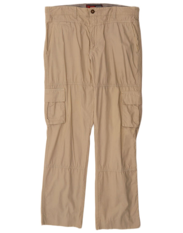 Slam Gerade Herren-Cargohose IT 52 XL W36 L32 Off White Baumwolle