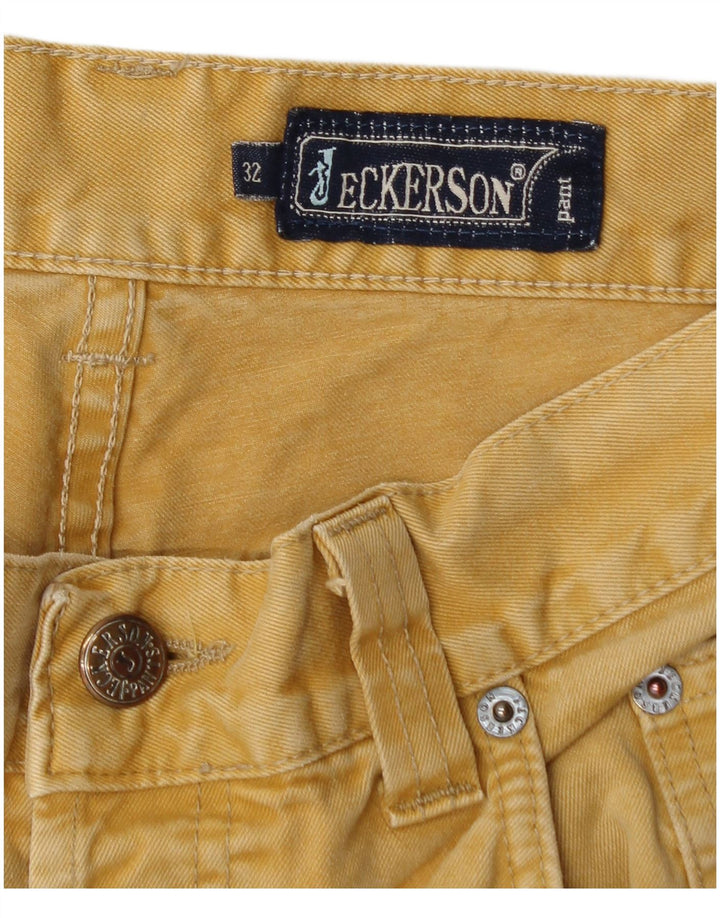 Jeckerson Herren Slim Jeans W32 L32 Gelb