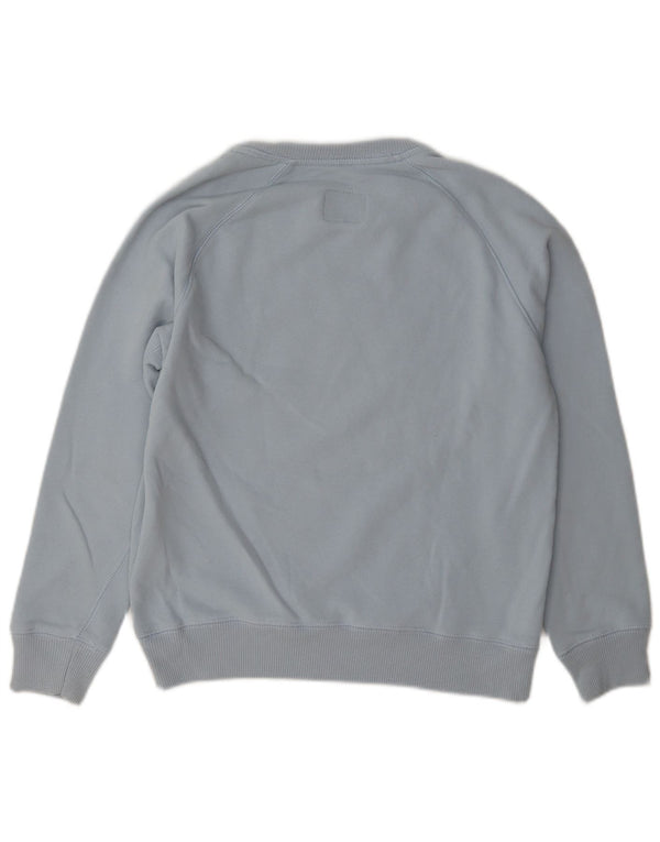 Abercrombie & Fitch Damen Grafik-Sweatshirt-Pullover UK 14 Large Blau