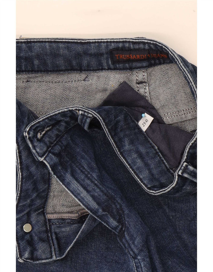 Trussardi Damen Skinny Jeans W29 L28 Marineblau