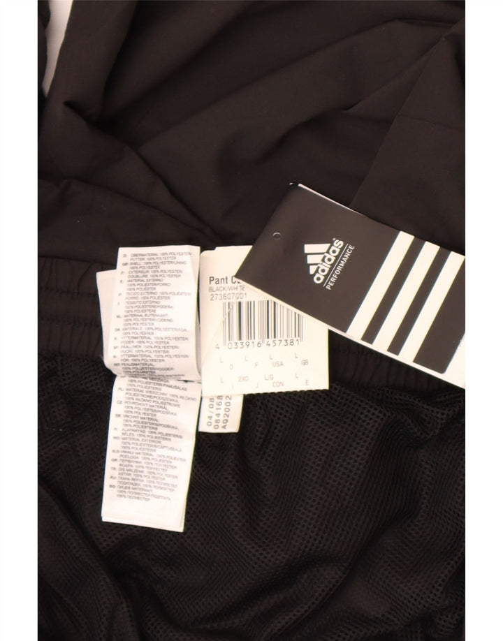 Adidas Herren Climalite Trainingshose, groß, aus schwarzem Polyester