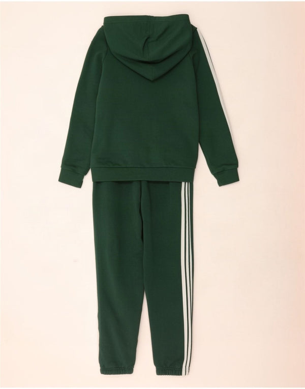 Adidas Jungen Graphic Full Trainingsanzug 13–14 Jahre, grüne Baumwolle