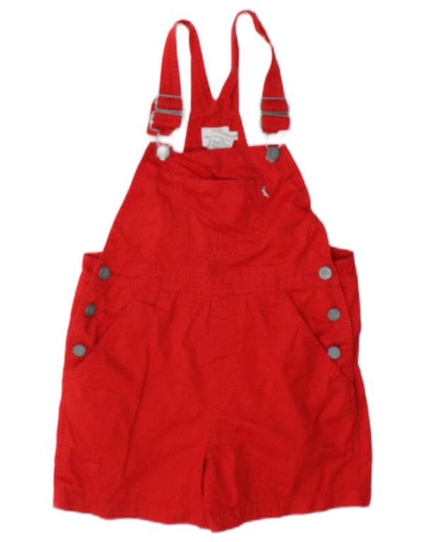 Calvin Klein Girls Dungarees Shorts 13-14 Years Medium W28 Red Cotton