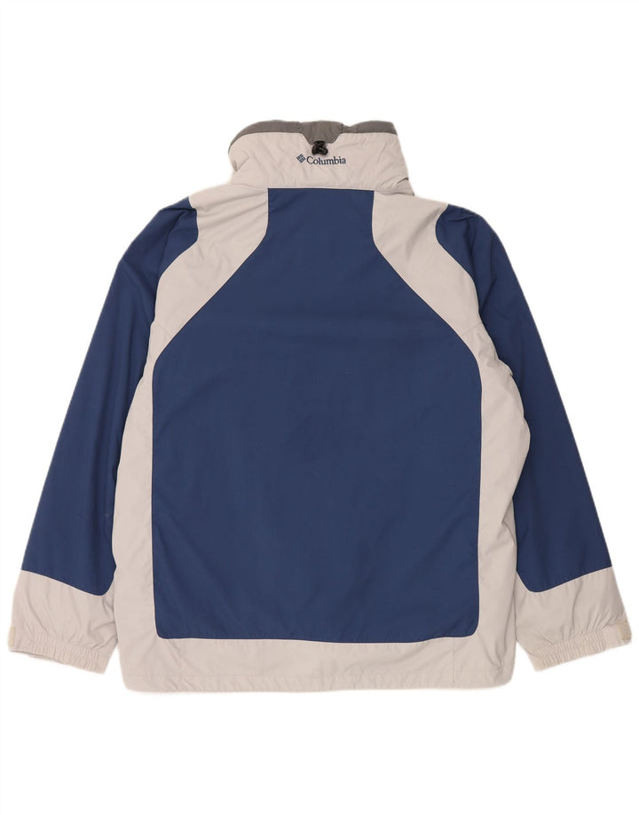 Columbia Herren Interchange Windjacke UK 38 Mittelblauer Farbblock