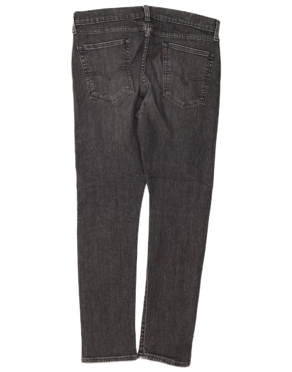 Levi's Herren Slim Jeans W36 L32 Graue Baumwolle