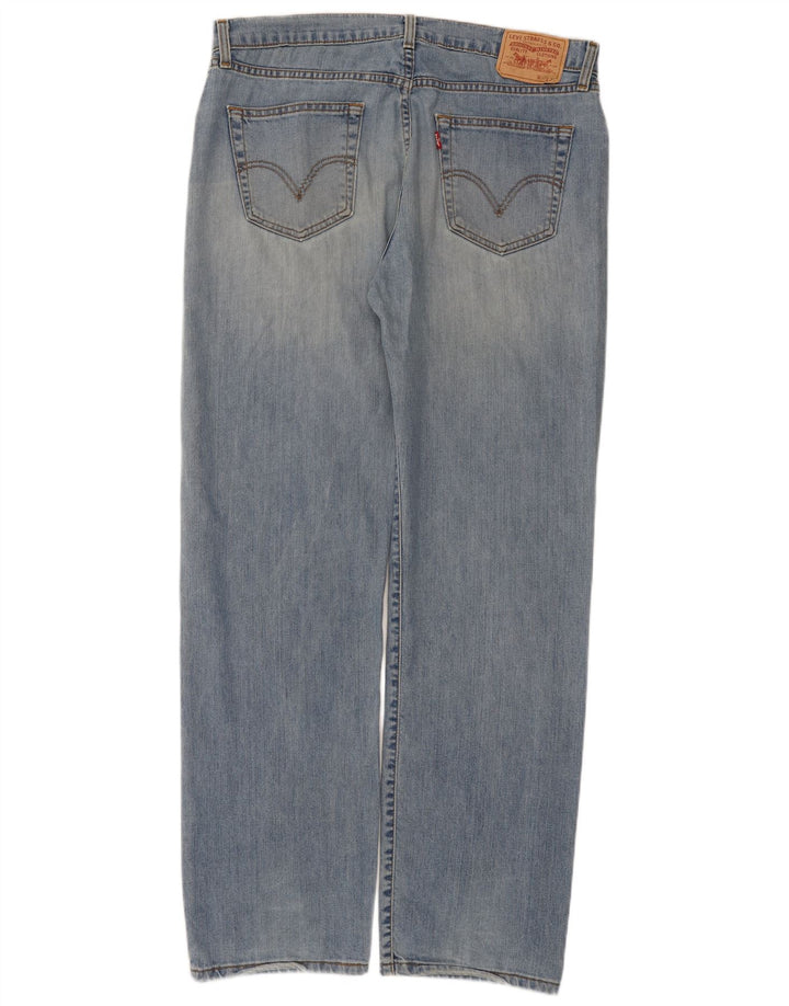 Levi's Herren Straight Jeans W38 L34 Blaue Baumwolle