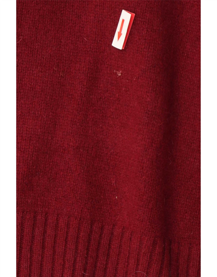 L.L.Bean Herren-Pullover mit Reißverschluss am Hals, 2XL, Burgunderrot, Wolle