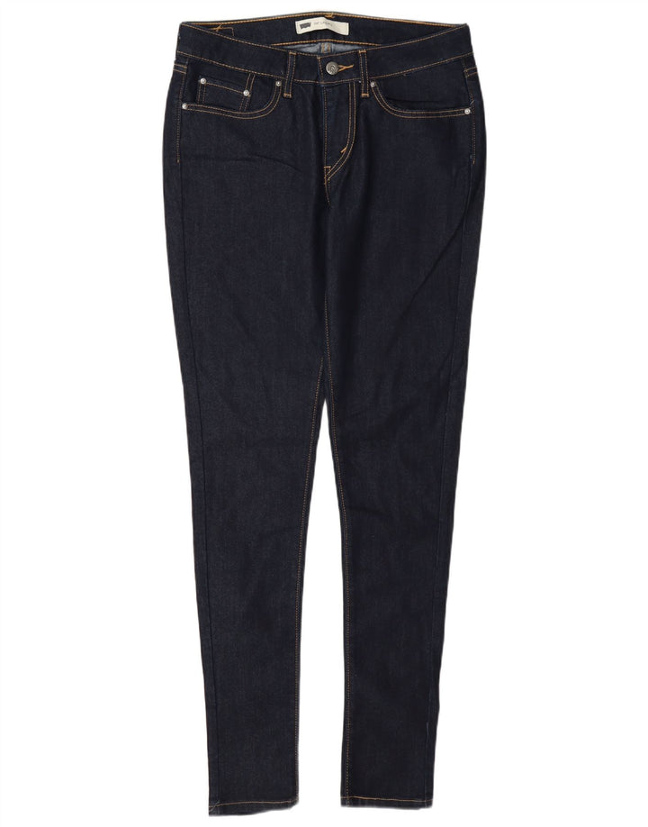 Levi's Damen 535 Legging Jeans W30 L32 Marineblau Baumwolle