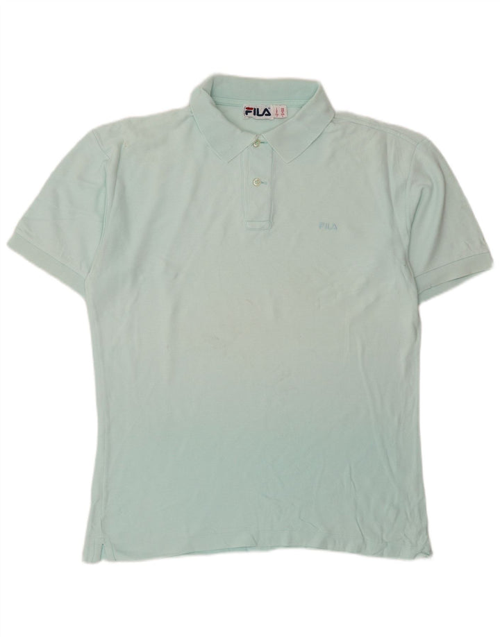 FILA Herren Poloshirt IT 48 Mittelblau