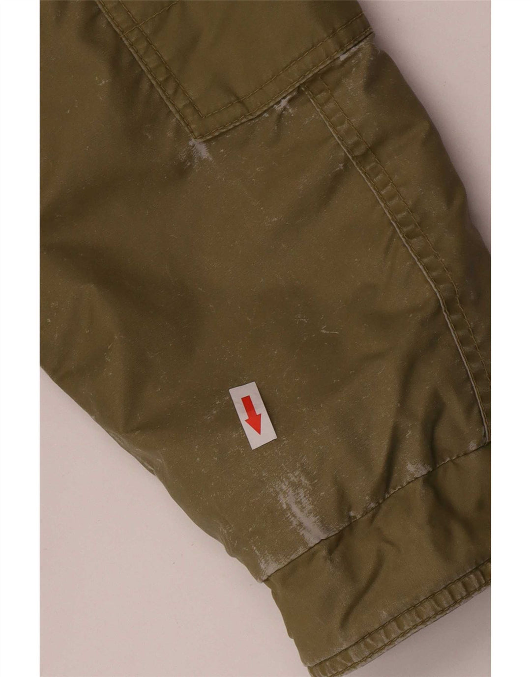 Diesel Jungen-Bomberjacke mit grafischer Kapuze, 13–14 Jahre, XL, Khaki, Polyamid